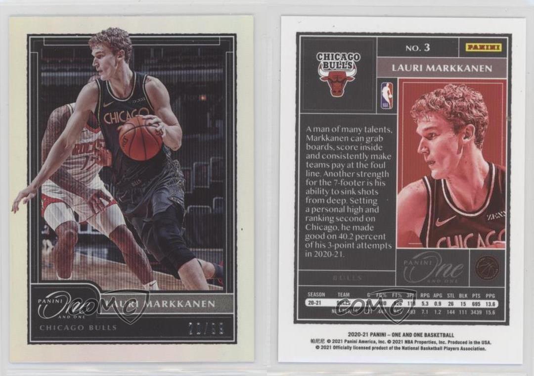 割引発見 One Panini 2020-21 and sale for /99 #3 Markkanen Lauri - One その他