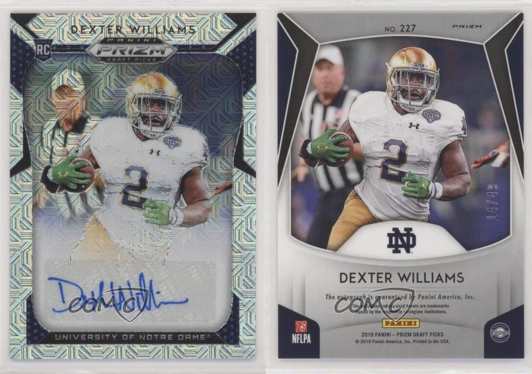 price of panini score rookie dexture williams price of panini score rookie dexture williams