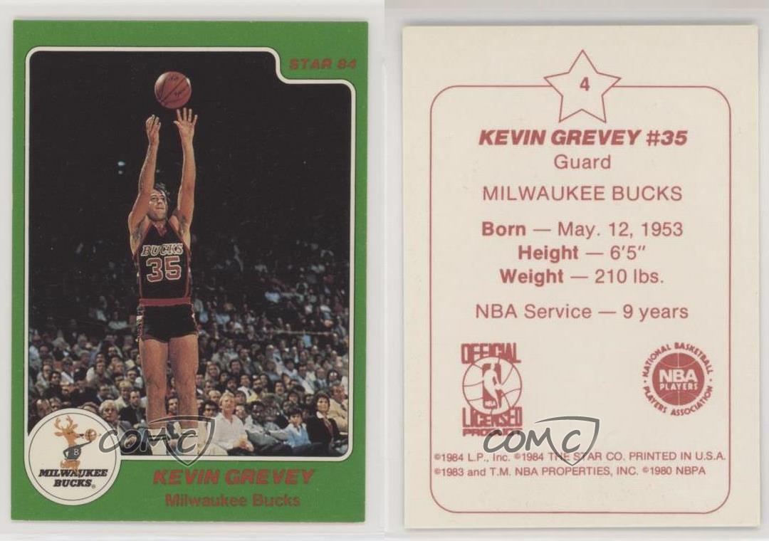 1984-85 Star Arena Set Kevin Grevey #4.3