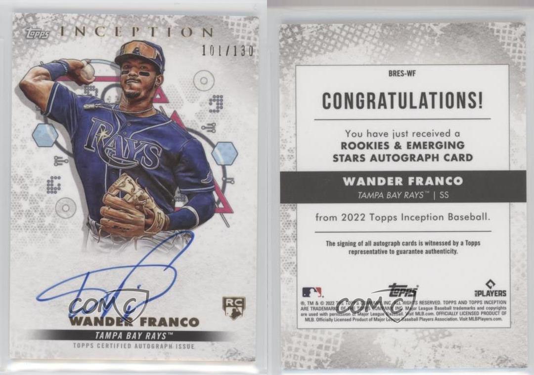 Wander Franco 2022 Topps Inception Rookie and Emerging Stars