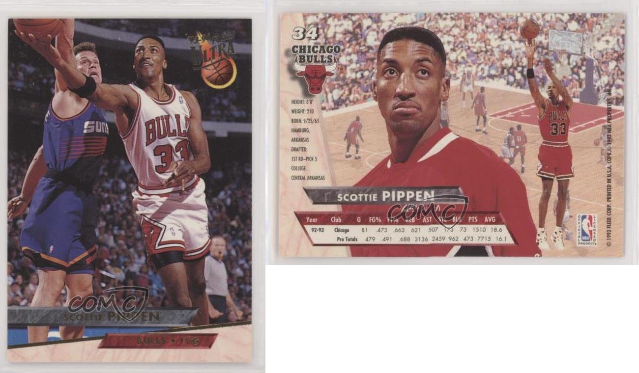 1993-94 Fleer Ultra Scottie Pippen #34 HOF