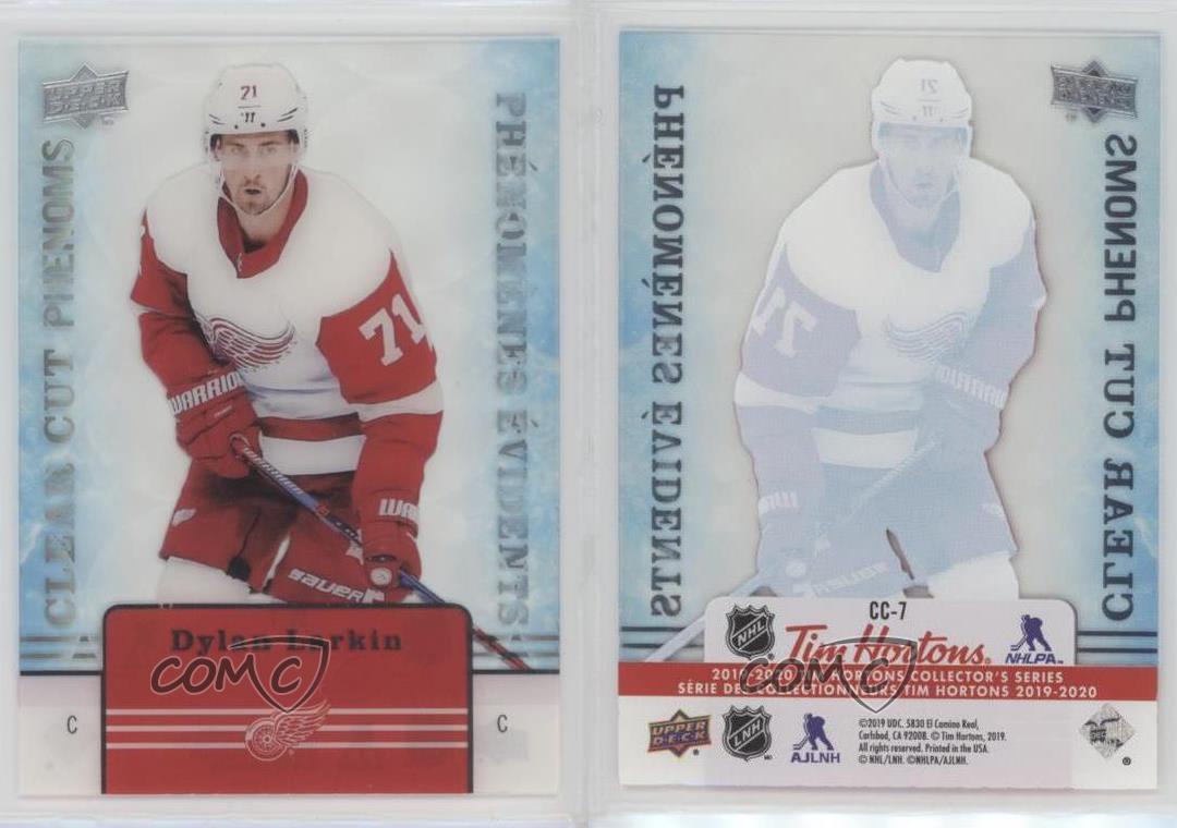 2019-20 Upper Deck Tim Hortons Collector's Series Clear Cut Phenoms Dylan Larkin - Picture 5 of 7