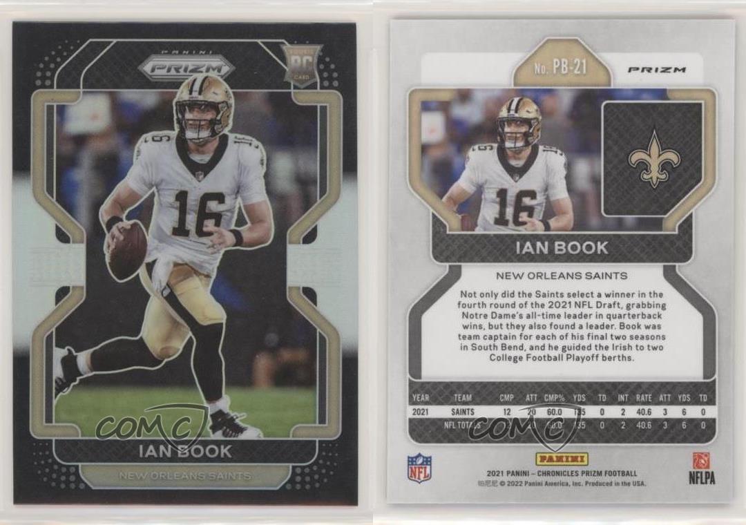 : Ian Book 2021 Panini Chronicles Panini #9 NM++ Saints