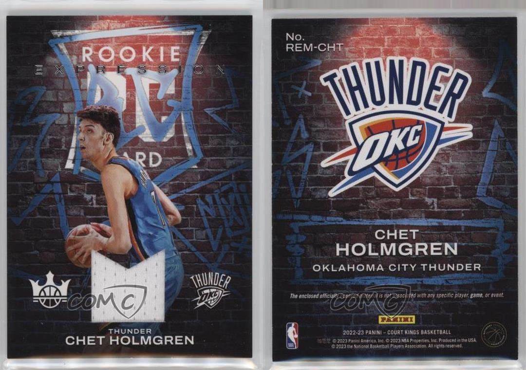 2022 Panini Court Kings Rookie Expression Memorabilia Chet 2022 Panini Court Kings Rookie Expression Memorabilia Chet