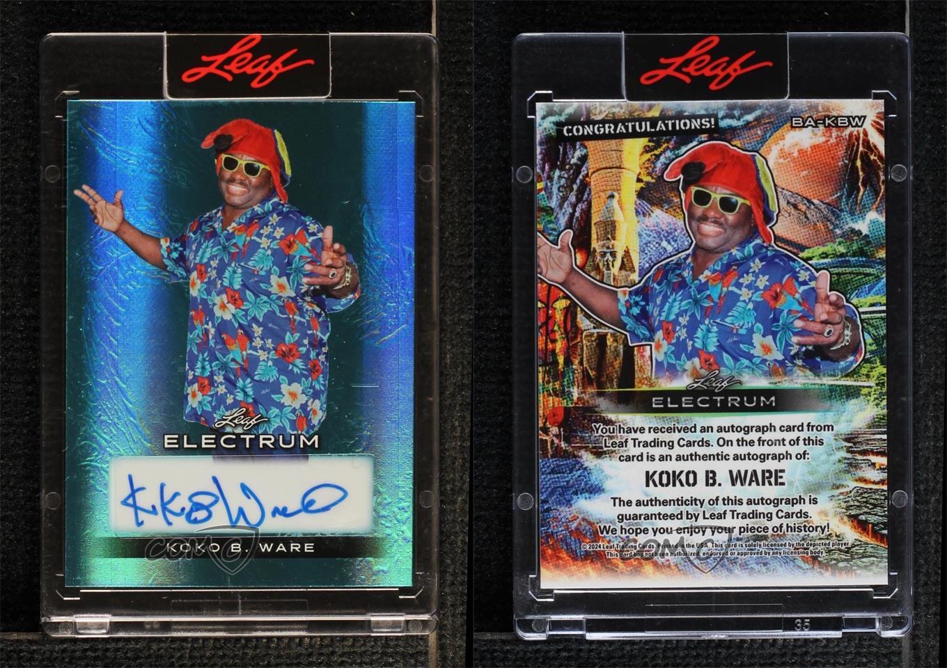 2024 Leaf Electrum Platinum Dragon /6 Koko B Ware #BA-KBW Auto