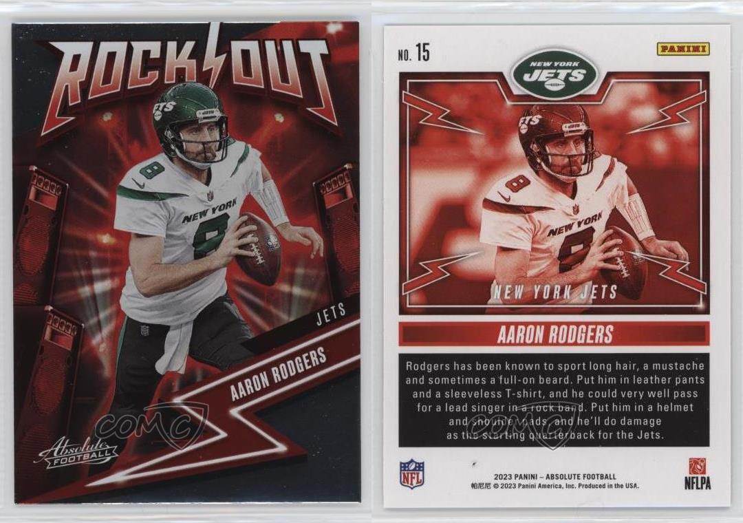 2023 Panini Absolute Rock Out Aaron Rodgers #15