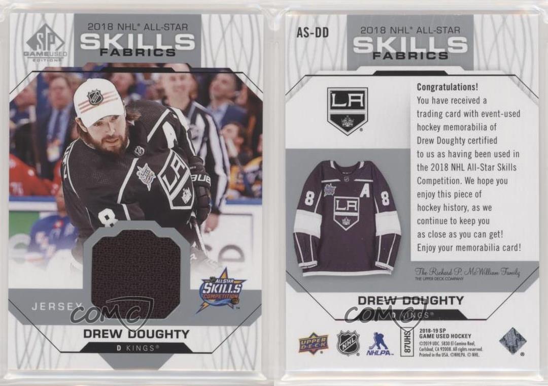 2018-19 Upper Deck SP Game Used All-Star Skills Fabrics Drew Doughty #AS-DD