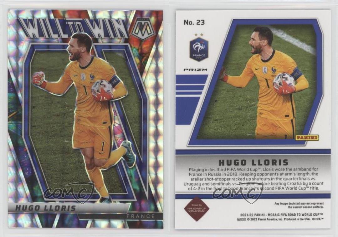 2021/22 FIFA World Cup Hugo LLoris Will To Win Mosaic Prizm