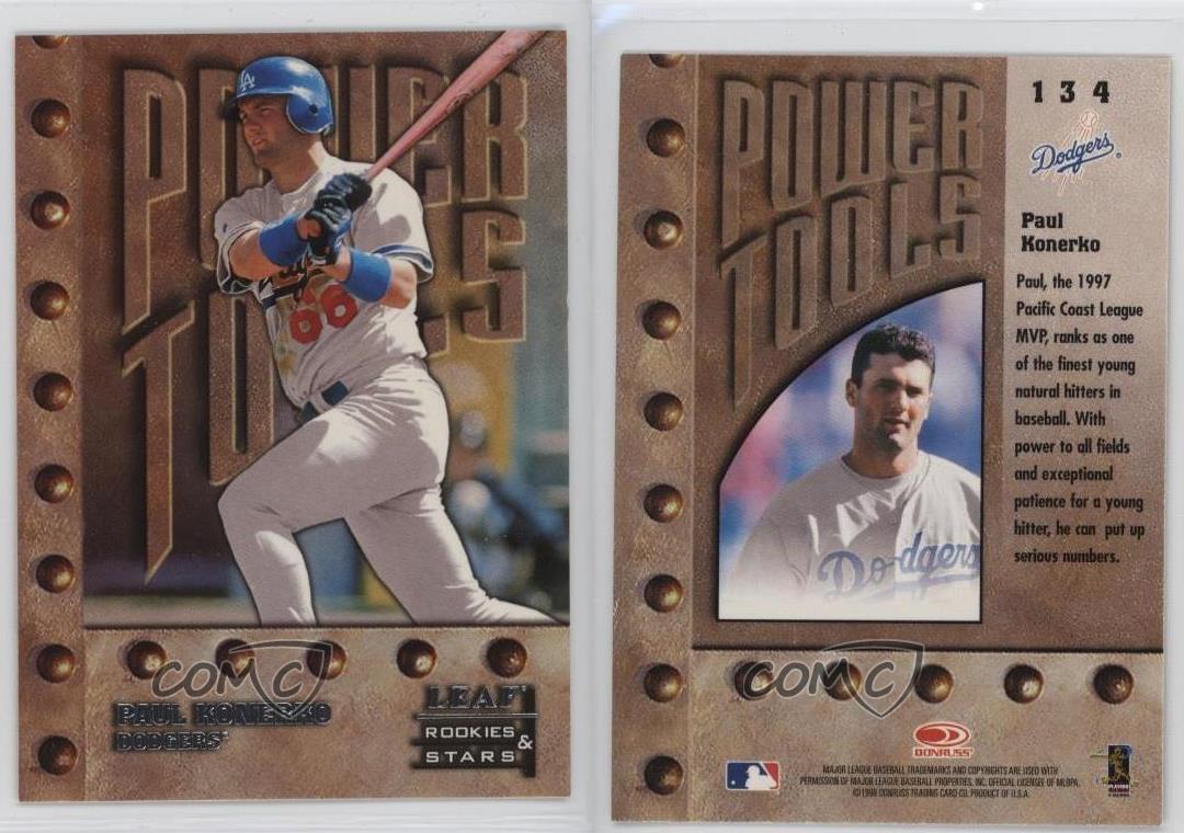 1998 Leaf Rookies & Stars Power Tools Paul Konerko #134