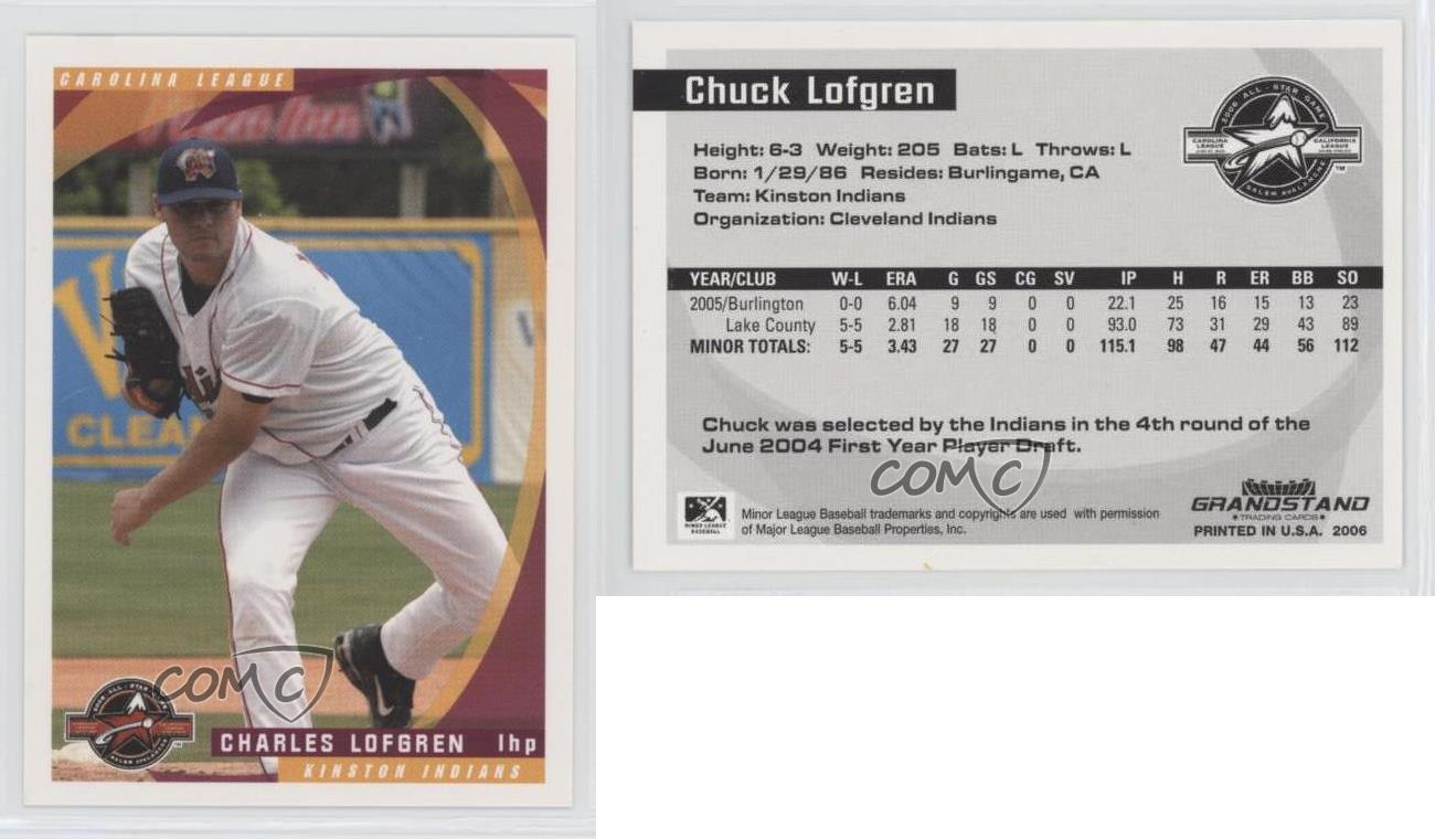 Tribune 2006 achat Carolina/California League All-Stars Chuck Lofgren