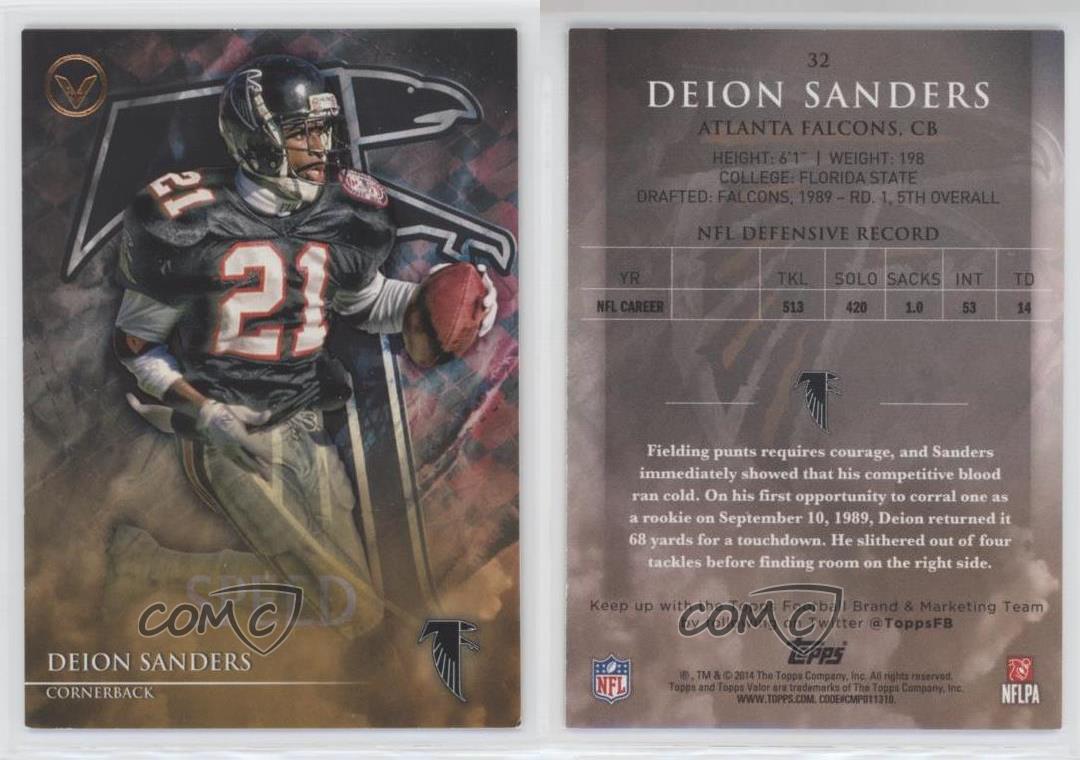 2014 Topps Valor #32 Deion Sanders