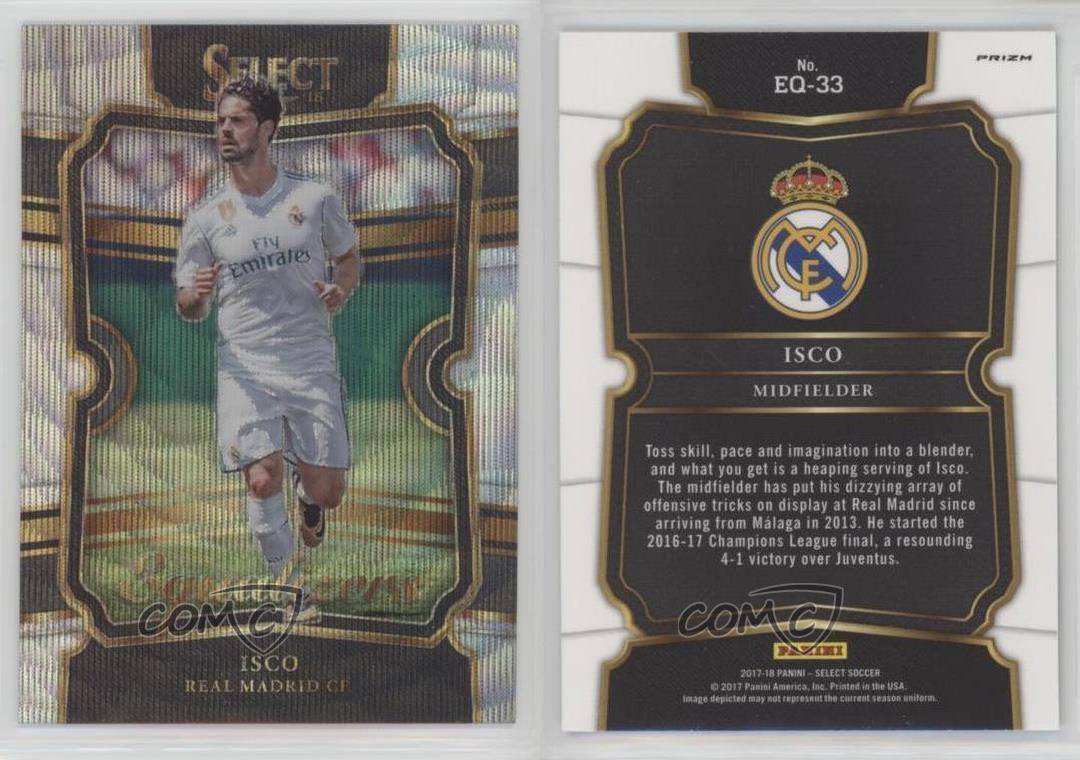 2017-18 Panini Select Equalizers Isco #EQ-33