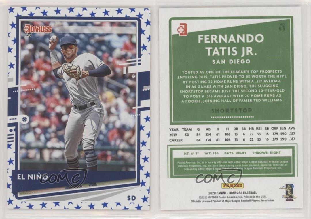 Fernando Tatis Jr. - Baseball Art - El Nino - Nickname Jersey