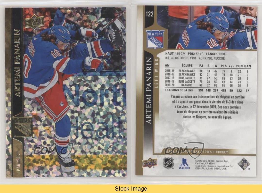 2020-21 Upper Deck Speckled Rainbow Foil Artemi Panarin #122