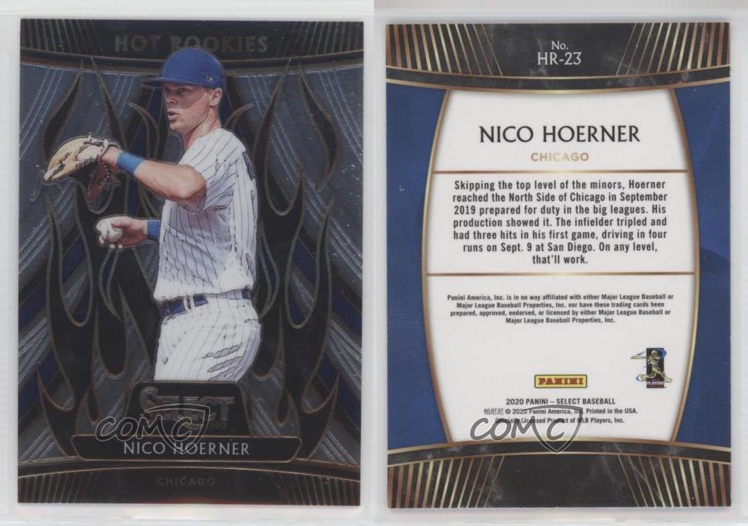 2020 Panini Select Hot Rookies Nico Hoerner #HR-23 RC - Picture 4 of 4