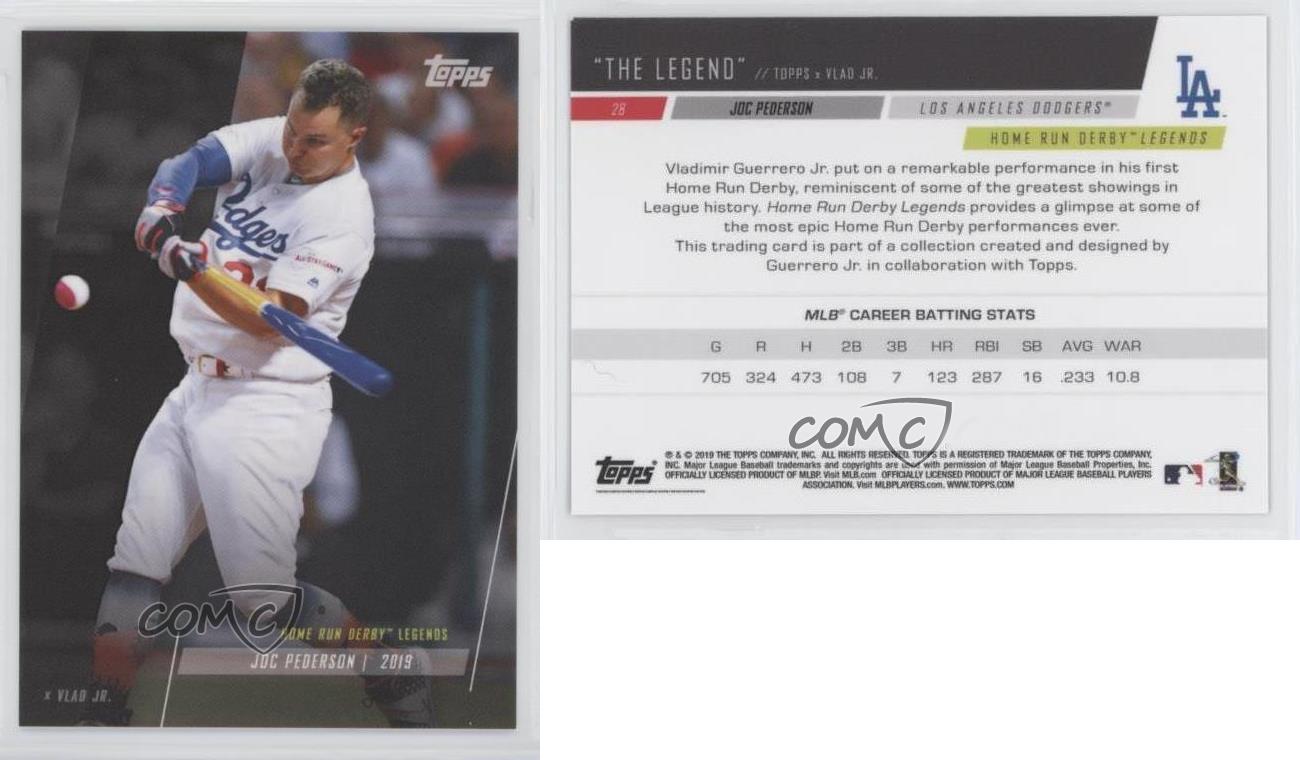 2019 Topps X Vlad Jr The Legend Home Run Derby Legends Joc Pederson 28 Ebay