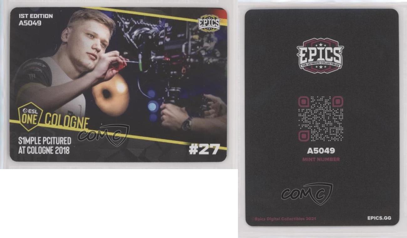 2021 ESL Counter-Strike: Global Offensive One Cologne S1mple Pictured at 2018 - Bild 3 von 3