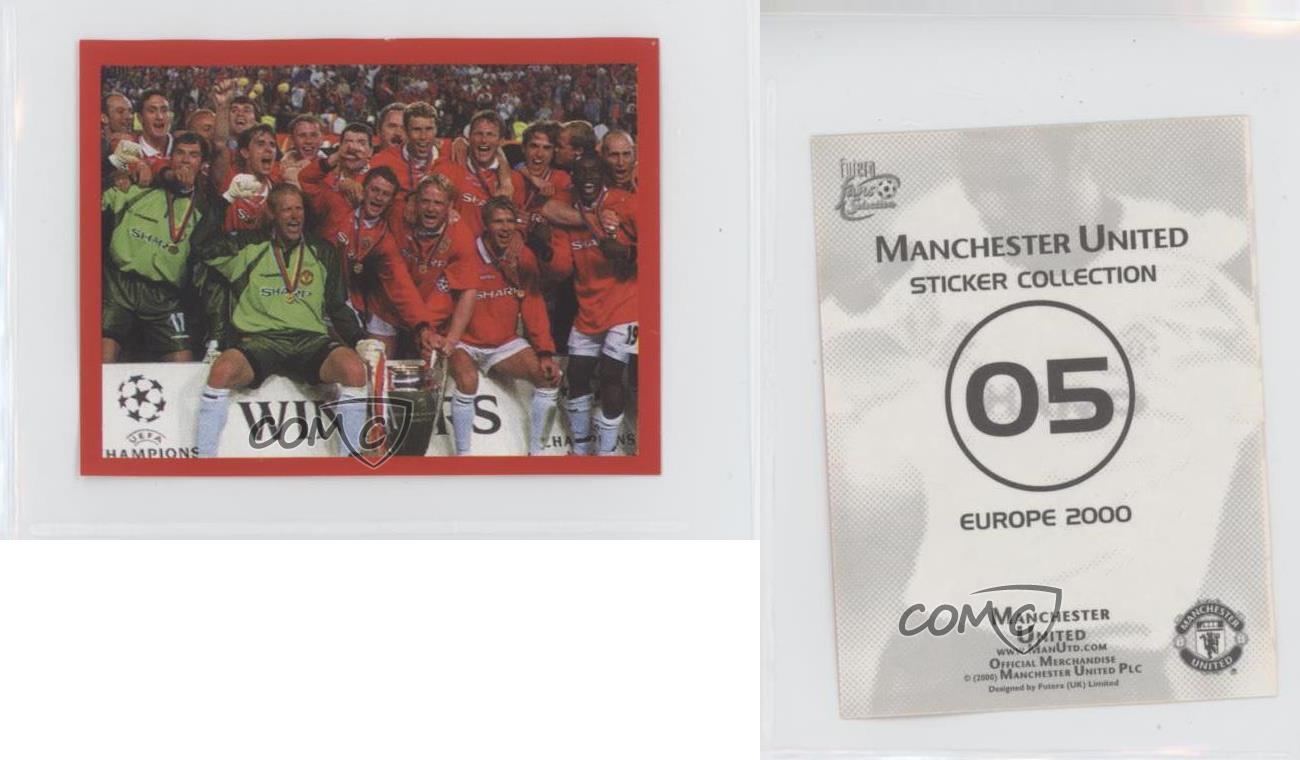 FUTERA...MANCHESTER UNITED-EUROPE 2000..X 1 UNOPENED PACKET..1999..VG CONDITION 