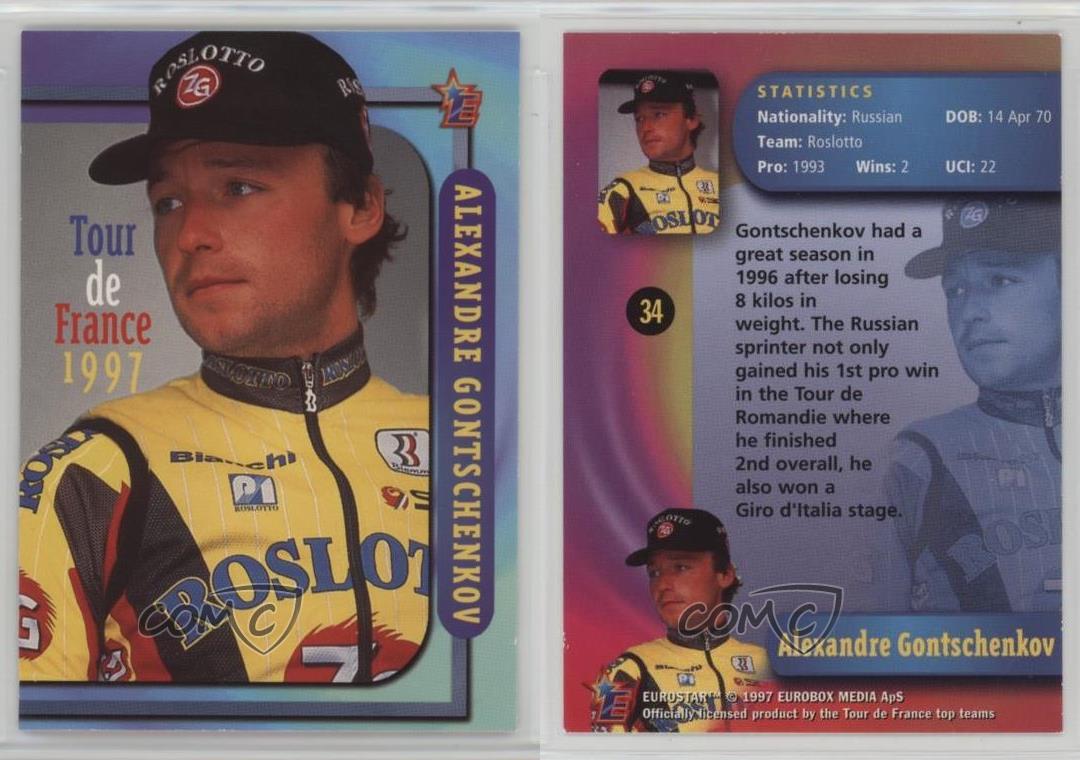 Eurobox ventes exceptionnelles Eurostar Tour de France 1997 Alexandre Gontchenkov #34