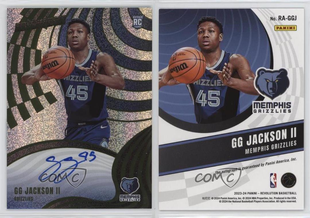 2023-24 Panini Revolution Rookie Auto GG Jackson II #RA-GGJ Auto RC