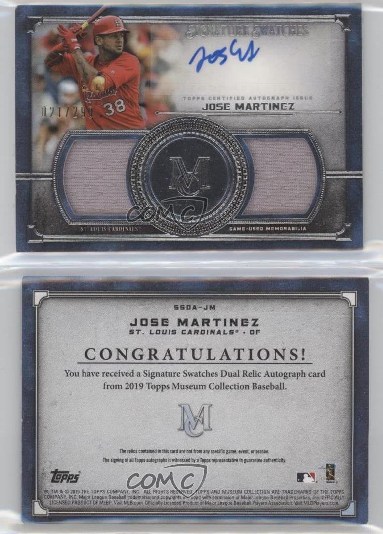 2019 Topps Museum Collection /299 Jose Martinez #SSDA-JM
