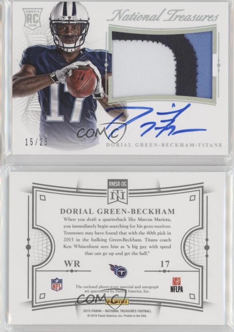 2015 National Treasures Rookie NFL Combo Jersey #MG Green-Beckham