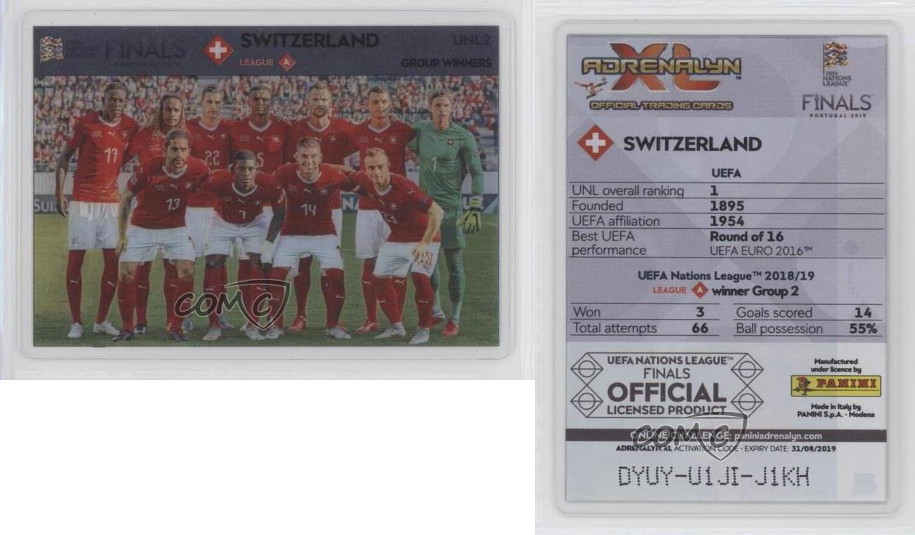 2 Switzerland Panini Adrenalyn XL Road to Euro 2020 United Nations League Nr 2 Switzerland Panini Adrenalyn XL Road to Euro 2020 United Nations League Nr