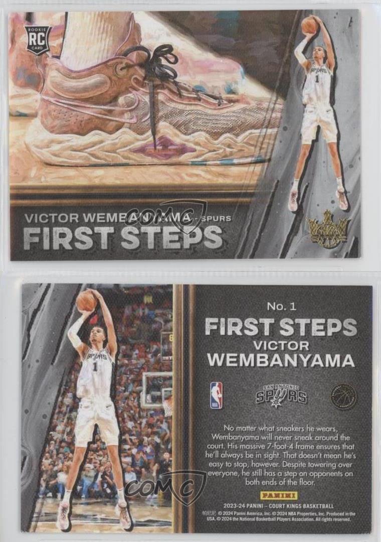 その他 23-24 PANINI WEMBANYAMA FIRST STEPS RC 2023-24 Panini Court