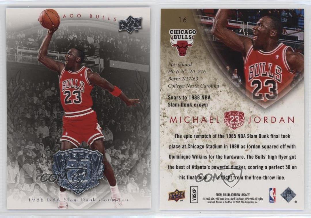 2009-10 Upper Deck Jordan Legacy Box Set Michael Jordan #16 HOF - Picture 4 of 6