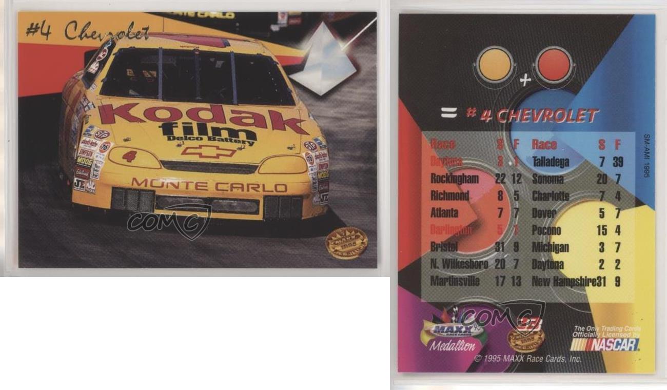 1995 Maxx Medallion #4 Chevrolet #33 - Picture 3 of 3