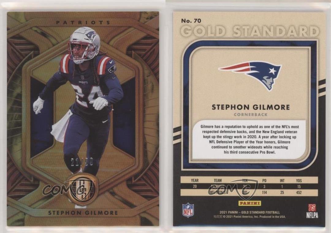 2021 Panini Gold Standard /99 Stephon Gilmore #70 - Picture 3 of 3