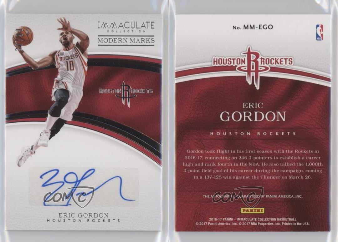 2016-17 Panini Immaculate Modern Marks Auto /99 Eric Gordon 