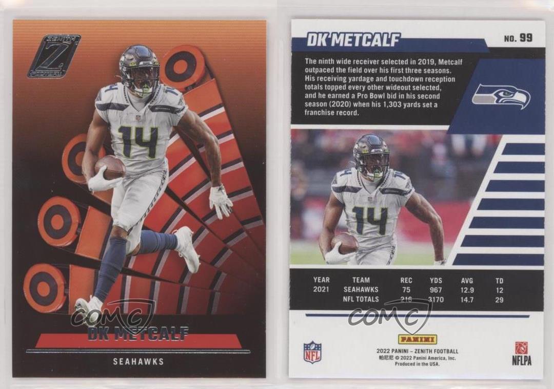 2022 Panini Zenith DK Metcalf Seattle Seahawks #99