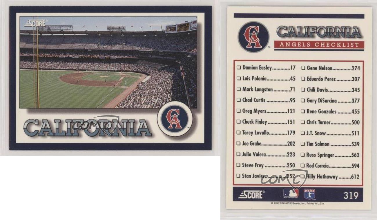 Anaheim Stadium baseball card (California Angels) 1993 Score #319 at  's Sports Collectibles Store