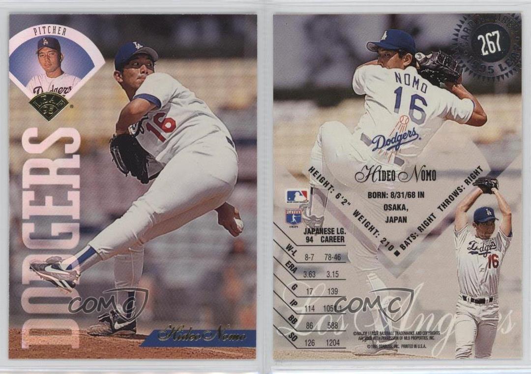 1995 Leaf Hideo Nomo #267 Rookie RC - Bild 7 von 7