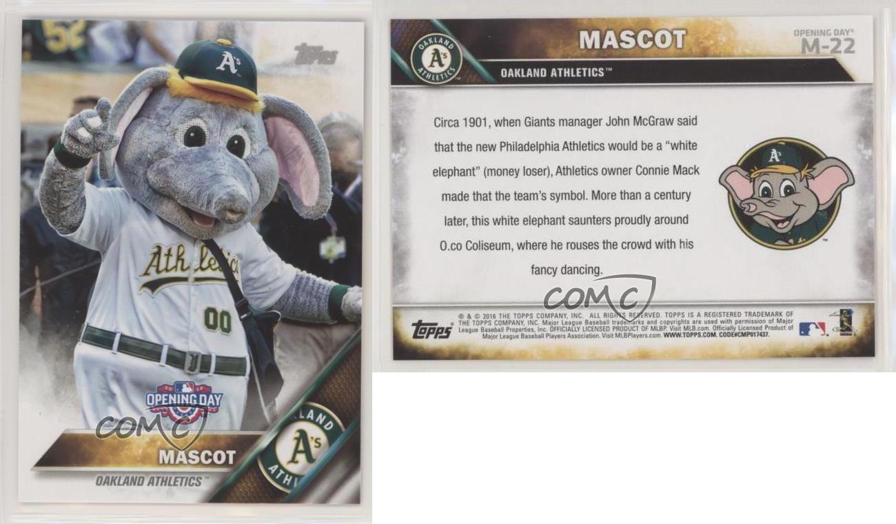 8 Stomper, Oakland Athletics - 2016-03-29 - MLB's Most Popular Mascots