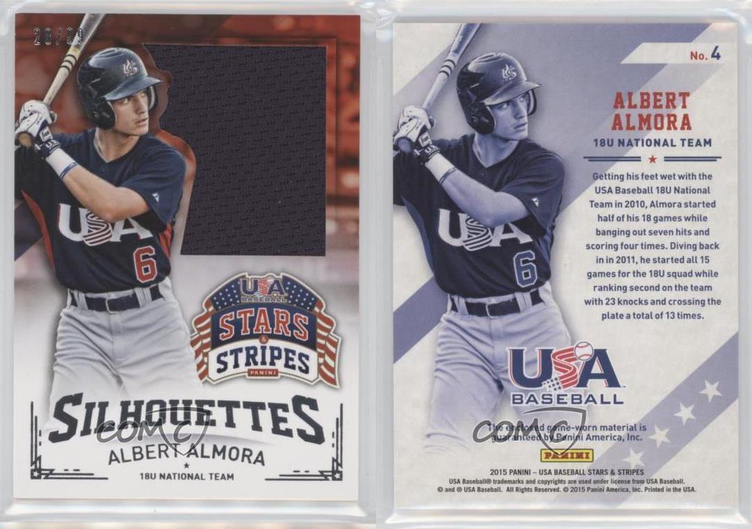  2015 Stars & Stripes Albert Almora USA Baseball Game