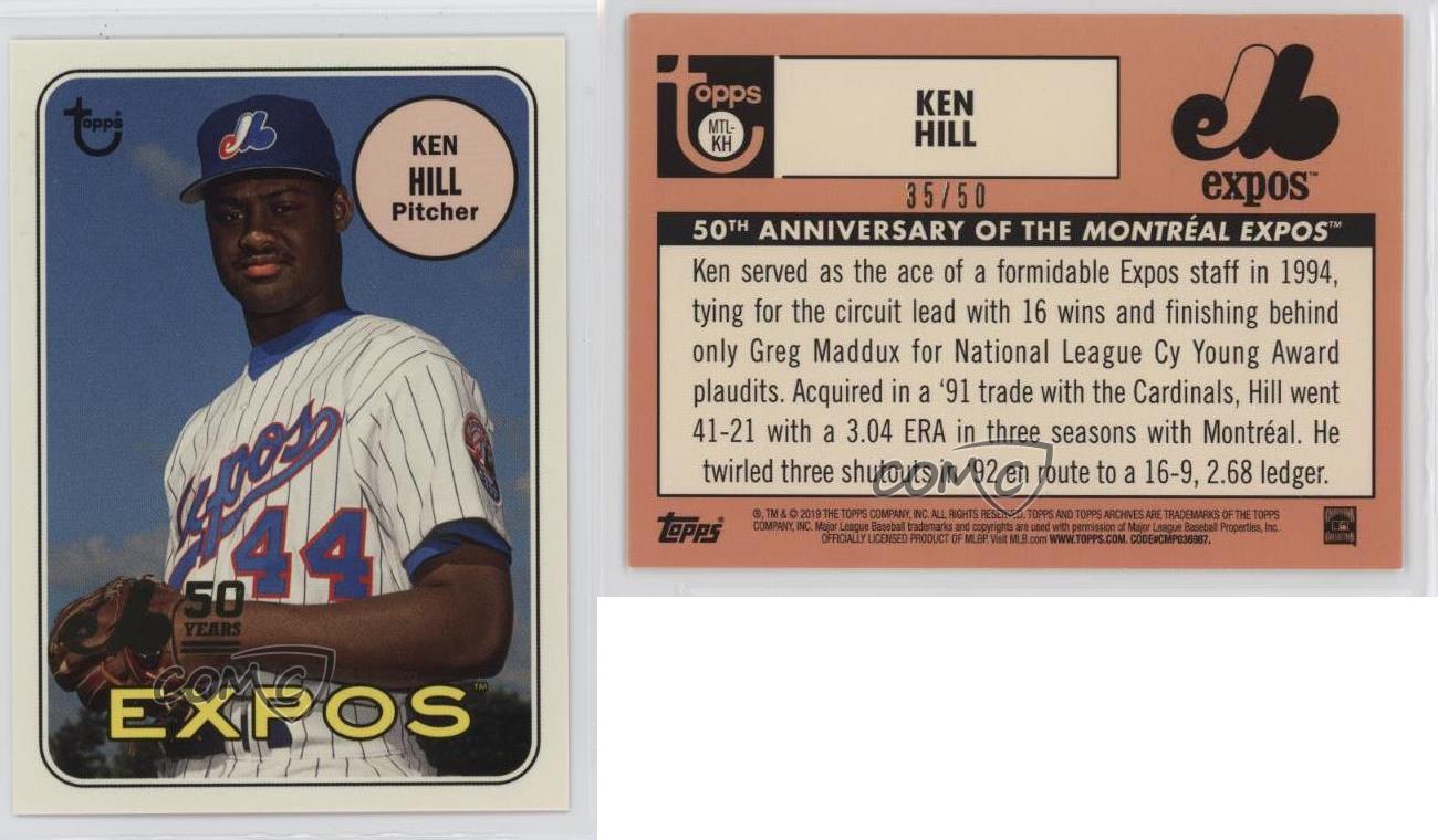 Archivos 2019 50 aniversario de las exposiciones de Montreal lámina de oro/50 Ken Hill - Imagen 3 de 4