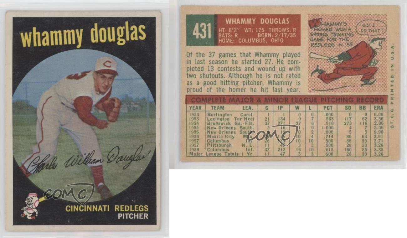 1959 Topps Whammy Douglas #431