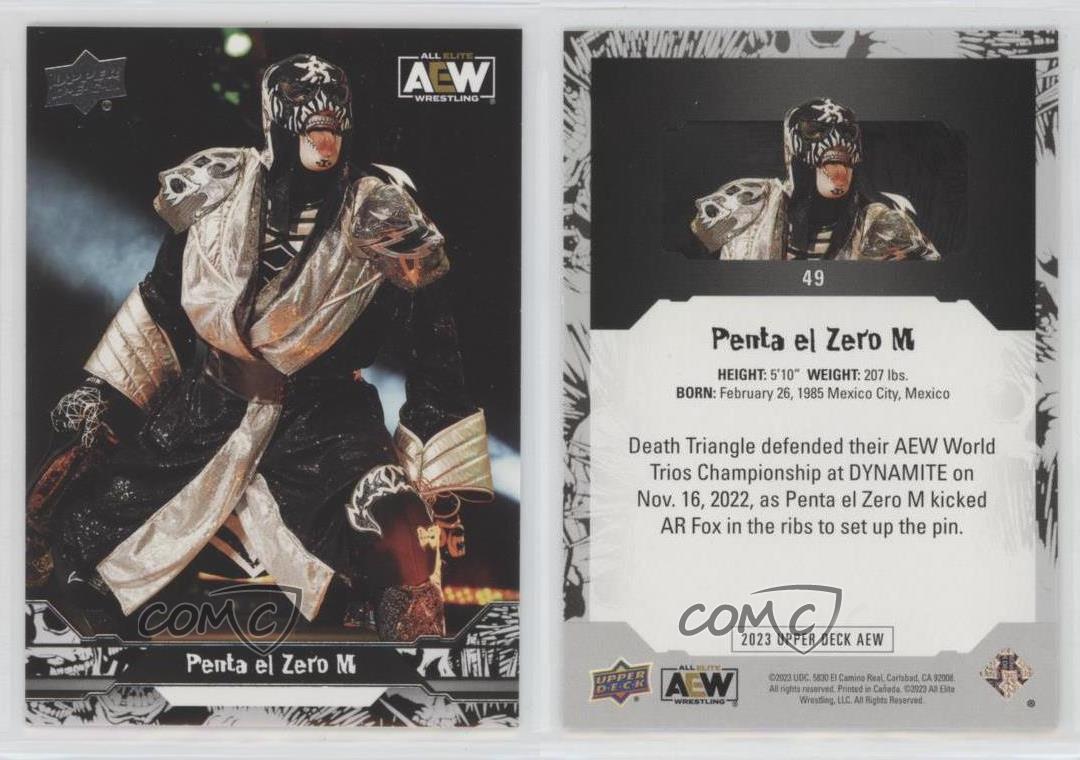 2023 Upper Deck AEW All Elite Wrestling Penta El Zero M #49