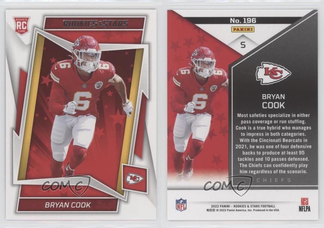 2022 Panini Rookies & Stars Bryan Cook RC #196 Kansas City