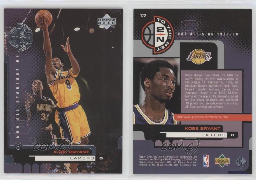 1998-99 Upper Deck Kobe Bryant #172 HOF | eBay