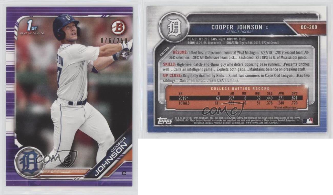 2019 Bowman Platinum Shohei Ohtani Purple #176/250 PSA 7 | eBay