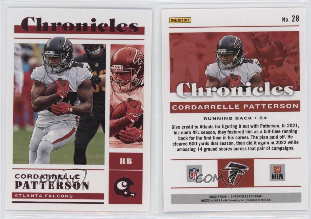 2022 Panini Chronicles Cordarrelle Patterson Pink Parallel #28