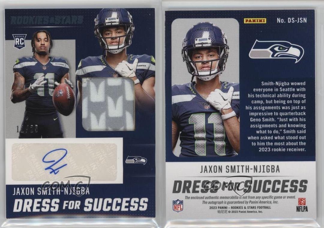 2023 Rookies & Stars Dress For Success Prime /25 Jaxon Smith-Njigba Rookie RC