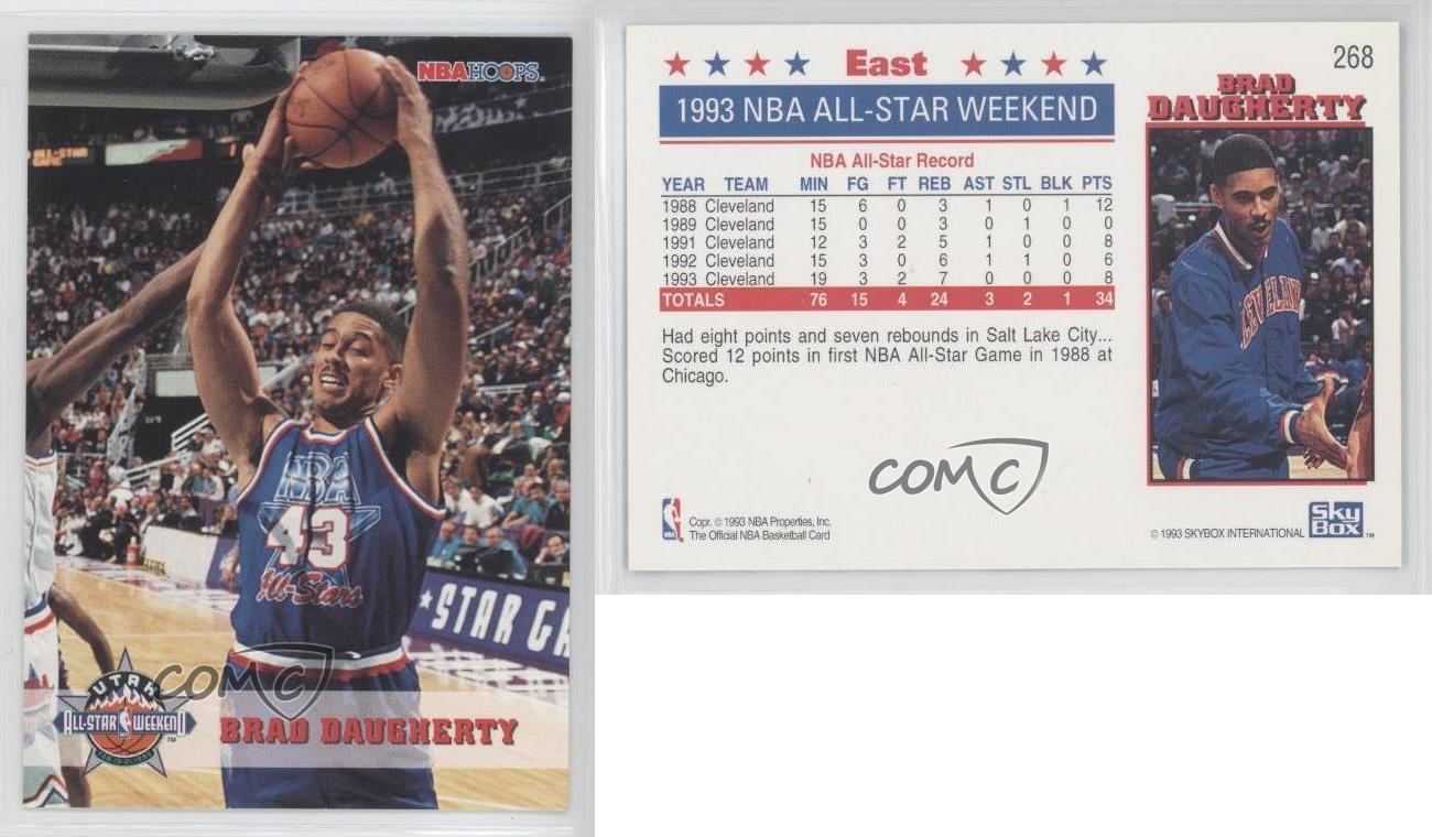 thumbnail 3  - 1993-94 NBA Hoops Brad Daugherty #268