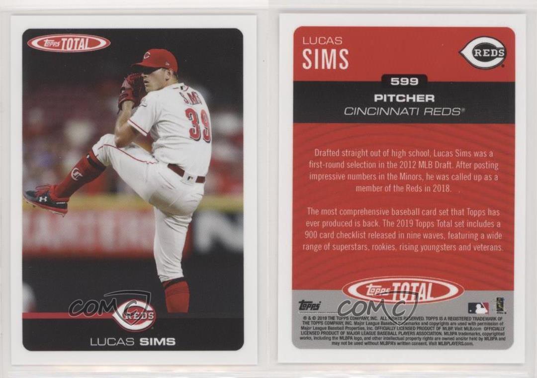 2019 ~ ~ Cincinnati Reds Topps Total Wave 6 ~ Gennett Casali Sims