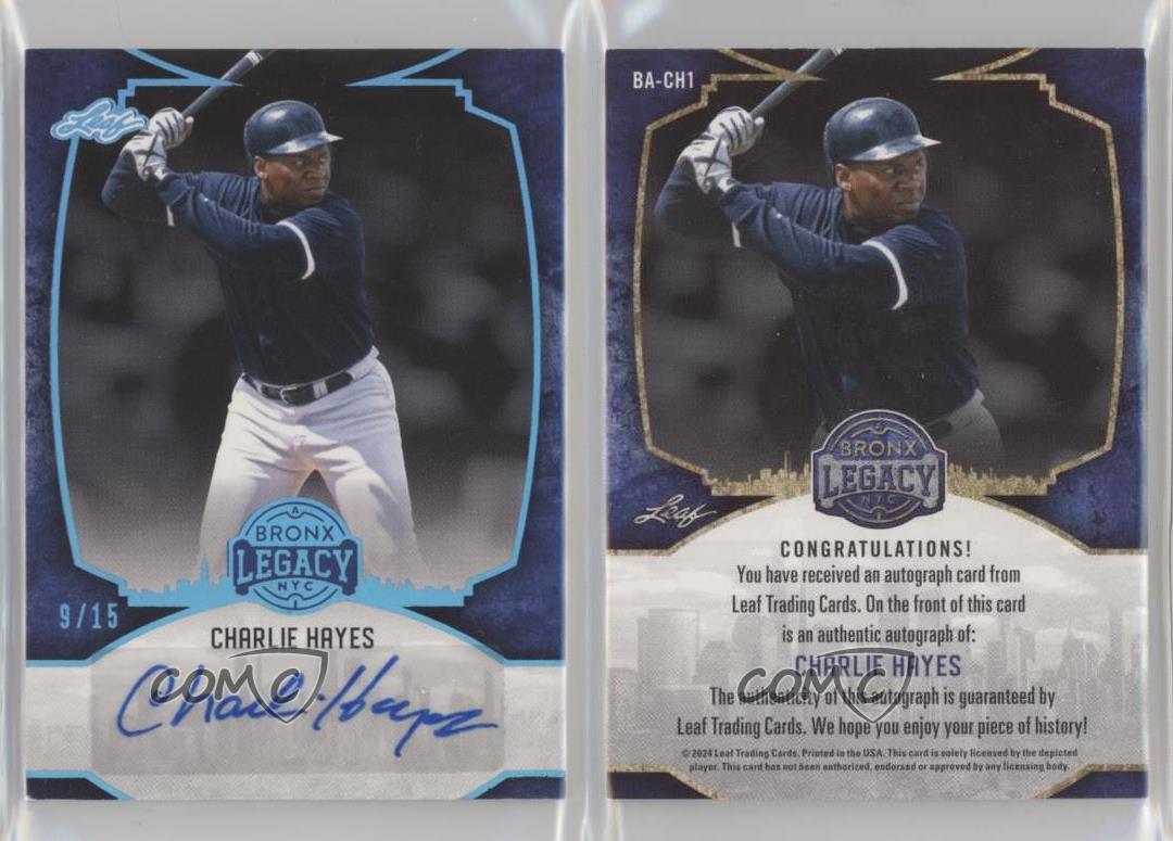 Hoja A Bronx Legacy Platinum Holofoil Spectrum 2024/15 Charlie Hayes automático - Imagen 3 de 3