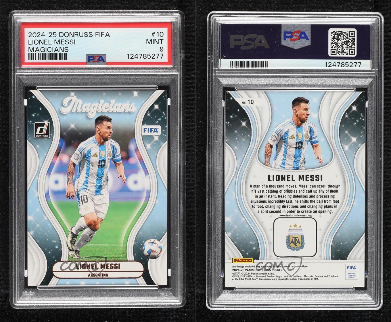 2024-25 Panini Donruss Fifa - Magicians Lionel Messi #10 for sale