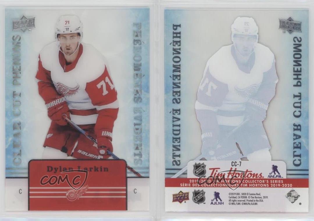 2019-20 Upper Deck Tim Hortons Collector's Series Clear Cut Phenoms Dylan Larkin - Picture 4 of 7